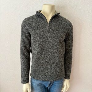 Aspen Sweater Mens 1/4 Zip Mock Neck Pullover Sweatshirt Size M